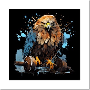 eagle at gym Posters and Art